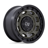 Black Rhino Hard Alloys ATLAS Olive Drab Green W/ Black Lip 17x8 +38 5X114.3/5x120 74.1