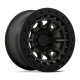 Black Rhino Hard Alloys BR016 TUSK Olive Drab Green W/ Black Rock Guard 17x8.5 +0 5X127 71.5