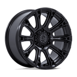 Black Rhino Hard Alloys BR020 DIAMONDBACK Matte Black 18x9 -12 5X127 71.5