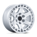 Black Rhino Hard Alloys BR022 BAHARI Gloss Silver W/ Machined Face 17x8.5 -10 6X135 87.1