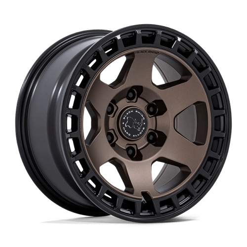 Black Rhino Hard Alloys BR022 BAHARI Burnt Bronze W/ Matte Black Lip 17x9 +40 6X139.7 106.1