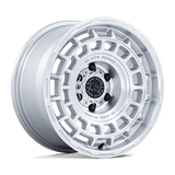 Black Rhino Hard Alloys BR024 AWOL Silver W/ Machined Face 17x8.5 +25 5X114.3 72.56