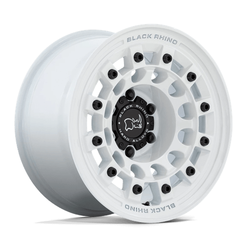 Black Rhino Hard Alloys FUJI Gloss White 17x8 +38 5X127 71.5
