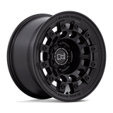 Black Rhino Hard Alloys FUJI Matte Black 17x8 +38 6X139.7 106.1