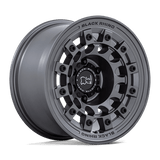 Black Rhino Hard Alloys FUJI Matte Gunmetal 17x8 +38 6X139.7 106.1