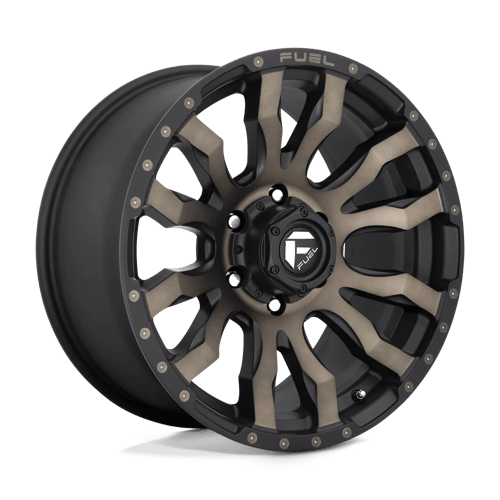 Fuel D674 BLITZ Matte Black Double Dark Tint 20x9 +20 6X139.7 106.1