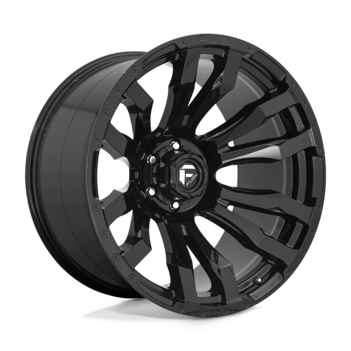 Fuel D675 BLITZ Gloss Black 20x10 -18 6X135 87.1
