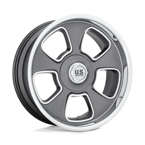 US Mag U125 BOULEVARD Matte Gun Metal 20x8 +01 5X127/5X139.7 87.1