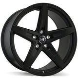 Braelin BR08 Matte Black 20x10.0 +25 5x114.3 59.6