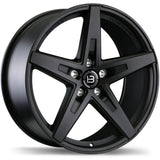 Braelin BR08 Matte Black 20x8.5 +35 5x108 63.4