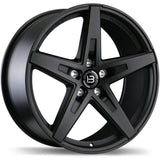 Braelin BR08 Matte Black 19x8.5 +35 5x108 63.4