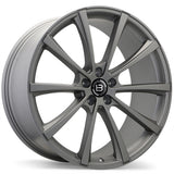Braelin BR09 Satin Charcoal 22x10.0 +45 5x114.3 67.1
