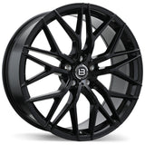 Braelin BR10 Gloss Black 21x10.0 +25 5x114.3 56.1
