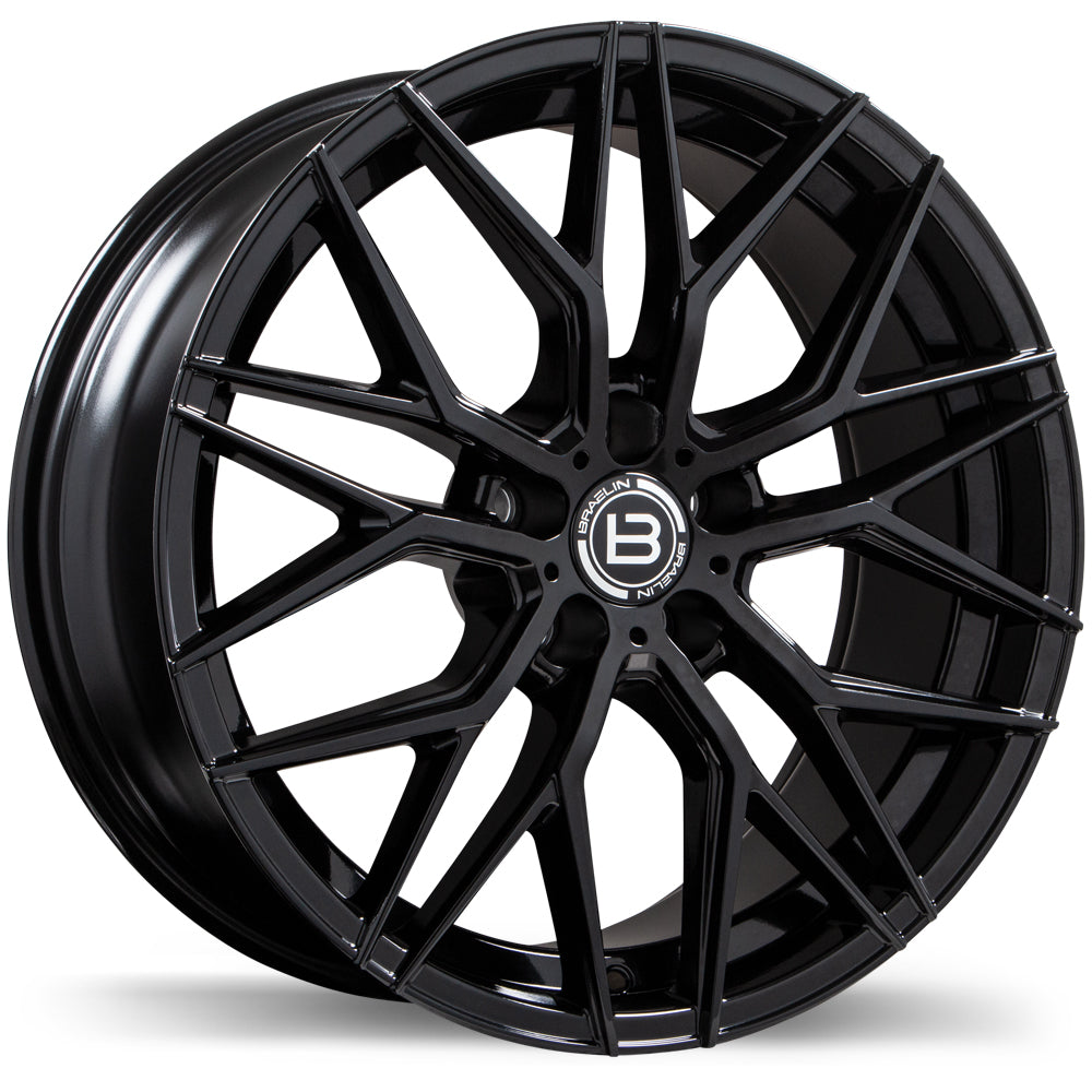 Braelin BR10 Gloss Black 19x8.5 +25 5x114.3 68.2