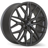 Braelin BR10 Matte Graphite 19x8.5 +35 5x120 60.1