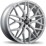 Braelin BR10 Gloss Silver 20x9.0 +38 5x120.65 70.7