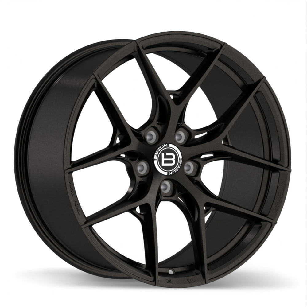 Braelin BR14 Satin Black Anthracite 19x9.5 +20 5x108 63.4