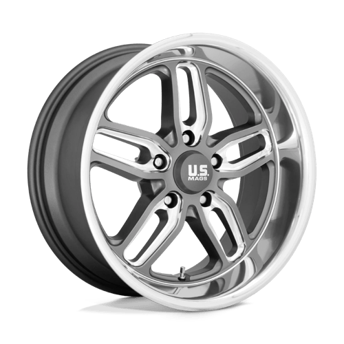 US Mag U129 CTEN Matte Gun Metal Milled 20x10 +01 5X120.65 72.56