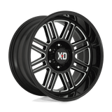 XD XD850 CAGE Gloss Black Milled 22x10 -18 8X165.1 125.5
