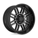 XD XD850 CAGE Gloss Black W/ Gray Tint 20x10 -18 6X139.7 106.25