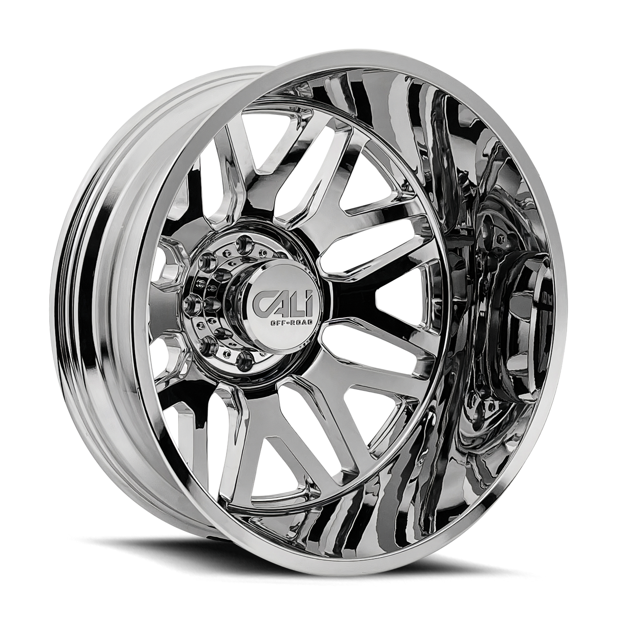 CALI OFF-ROAD INVADER DUALLY Chrome 24X8.25 +115 8X165.1 121.3