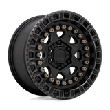 Black Rhino Hard Alloys CARBINE Matte Black W/ Mach Tint Ring 17x8.5 +10 6X120 67.1