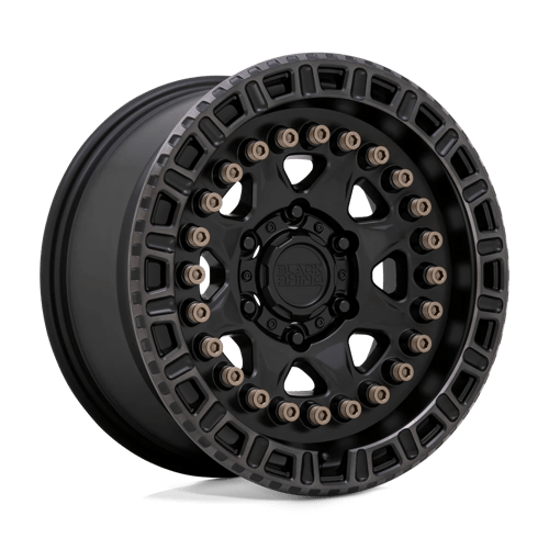 Black Rhino Hard Alloys CARBINE Matte Black W/ Mach Tint Ring 20x9 +10 5X150 110.1
