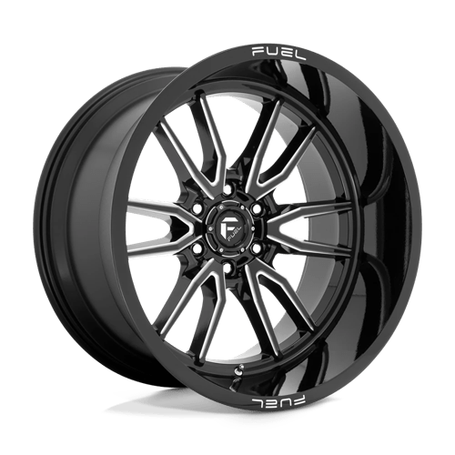 Fuel D761 CLASH Gloss Black Milled 22x12 -44 6X139.7 106.1