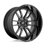 Fuel D761 CLASH Gloss Black Milled 22x12 -44 6X139.7 106.1