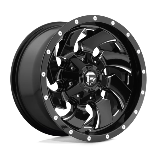 Fuel D574 CLEAVER Gloss Black Milled 17x9 -12 6X135/6X139.7 106.1