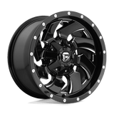 Fuel D574 CLEAVER Gloss Black Milled 17x9 -12 6X135/6X139.7 106.1
