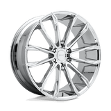 DUB S251 CLOUT Chrome Plated 24x10 +30 6X135 87.1