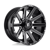 Fuel D615 CONTRA Gloss Black Milled 20x9 +19 6X120/6X114.3 78.1