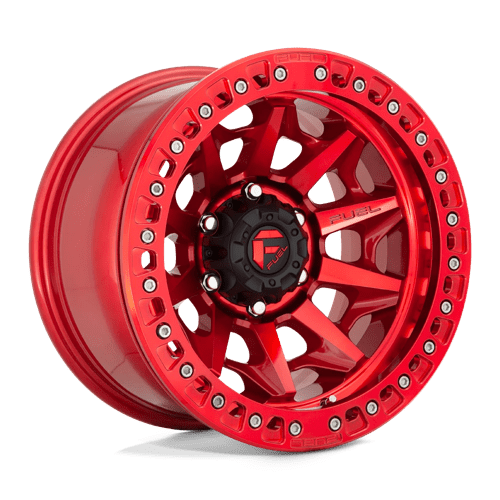 Fuel D113 COVERT BEADLOCK Candy Red 17x9 -15 6X135 87.1