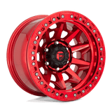 Fuel D113 COVERT BEADLOCK Candy Red 17x9 -15 6X135 87.1