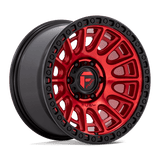Fuel D834 CYCLE Candy Red W/ Black Ring 17x9 -12 6X139.7 106.1
