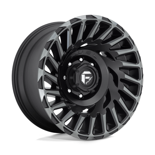 Fuel D683 CYCLONE Matte Machined Double Dark Tint 18x9 -12 6X139.7 106.1