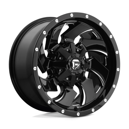 Fuel D574 CLEAVER Gloss Black Milled 20x10 -18 8X170 125.1