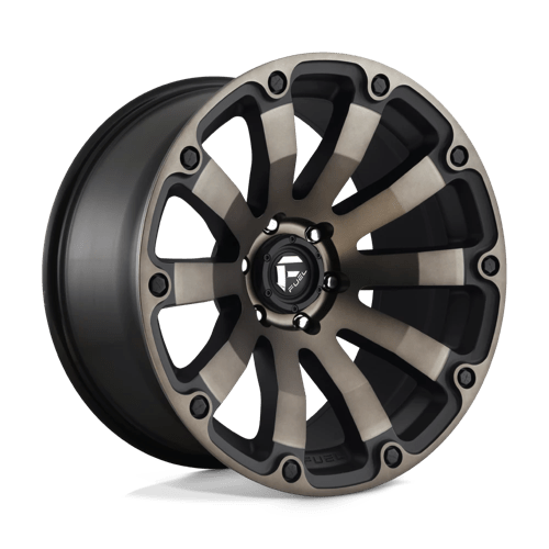 Fuel D636 DIESEL Matte Black Double Dark Tint 20x9 +01 6X139.7 108