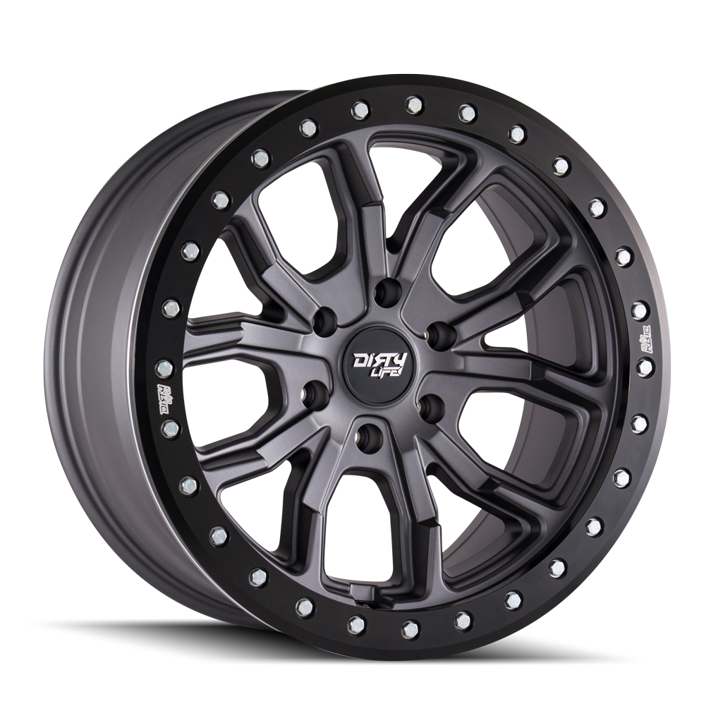 DIRTY LIFE DT-1 Gunmetal 17X9 +-12 5X114.3 72.6
