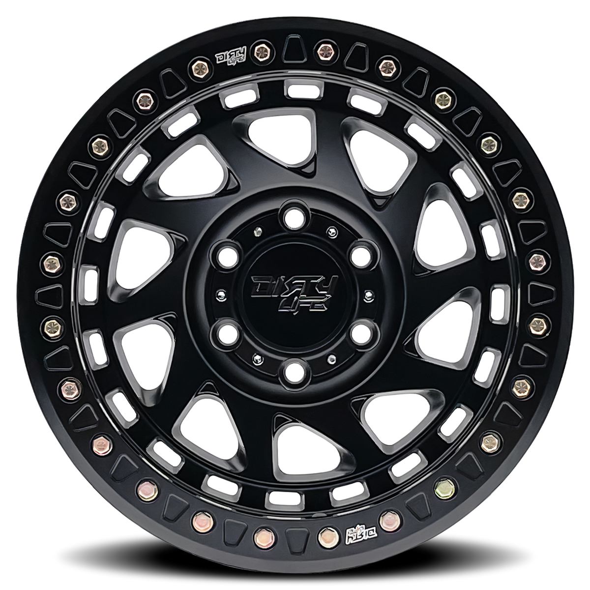 DIRTY LIFE ENIGMA RACE Black 17X9 -38 6X139.7 106