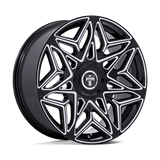 DUB DC274 ANOMALY Gloss Black Milled 24x10 +25 6X135/6X139.7 100.3