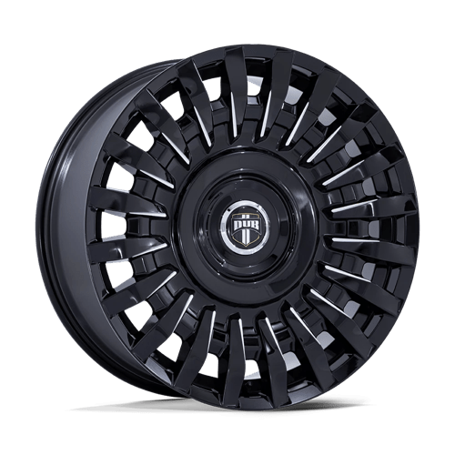 DUB DC272 HONCHO Gloss Black Milled 24x9 +15 5X115/5X120 74.1