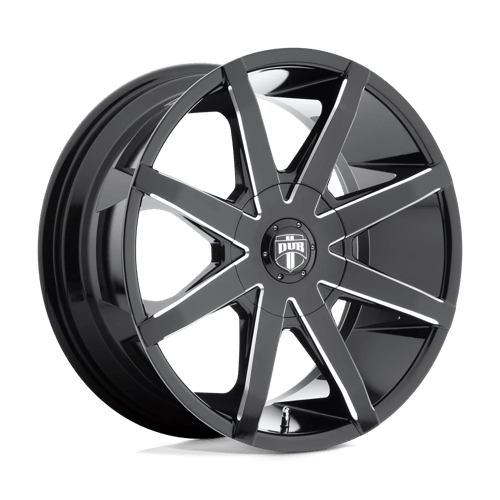 DUB S109 PUSH Gloss Black Milled 20x8.5 +35 5X114.3/5x120 72.56