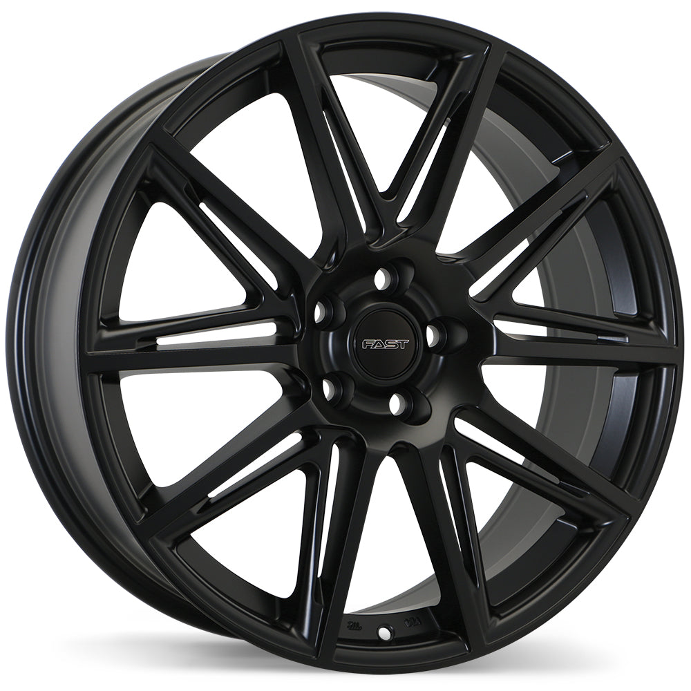 Fast Wheels Switch Satin Black 19x8.0 +40 5x108 63.4
