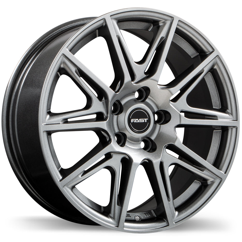 Fast Wheels Switch Titanium 18x8.0 +35 5x114.3 66.1