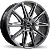 Fast Wheels Switch Titanium 20x8.0 +45 5x114.3 66.1