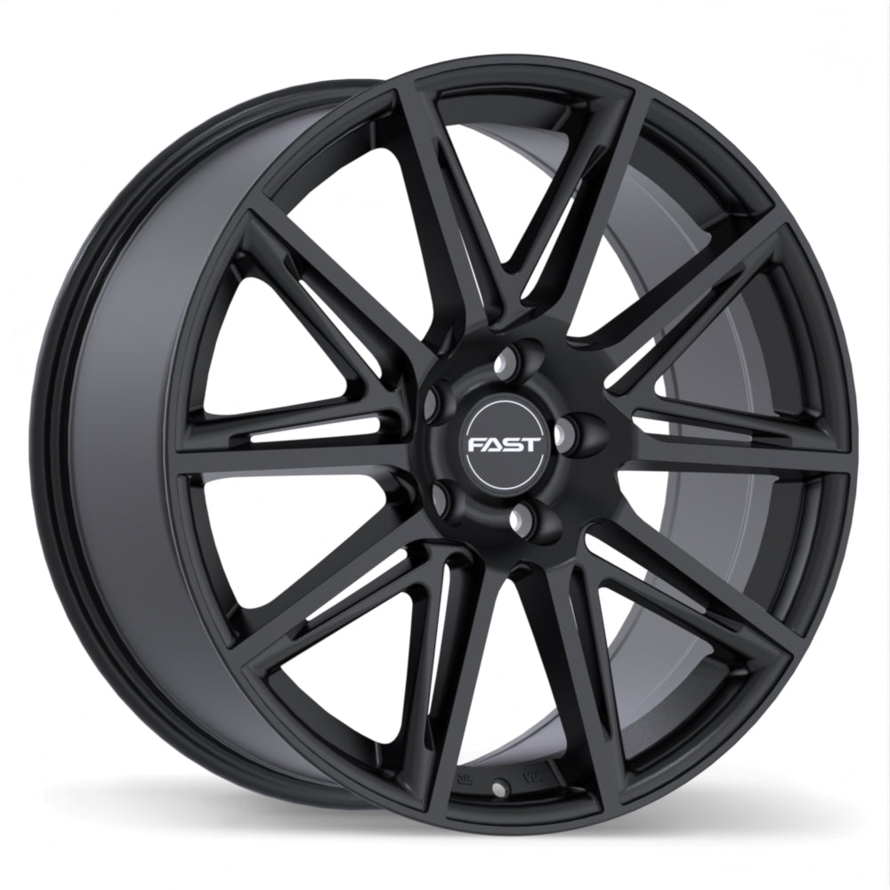 Fast Wheels Switch Satin Black 20x8.0 +50 5x120 64.1