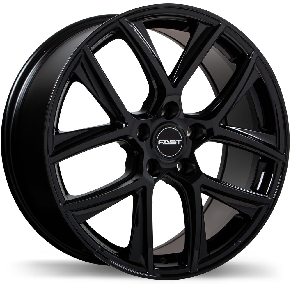 Fast Wheels Tactic Gloss Black 18x8.0 +45 5x114.3 67.1
