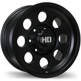 Fast HD Detour Satin Black 16x8.0 +0 6x139.7 106.1